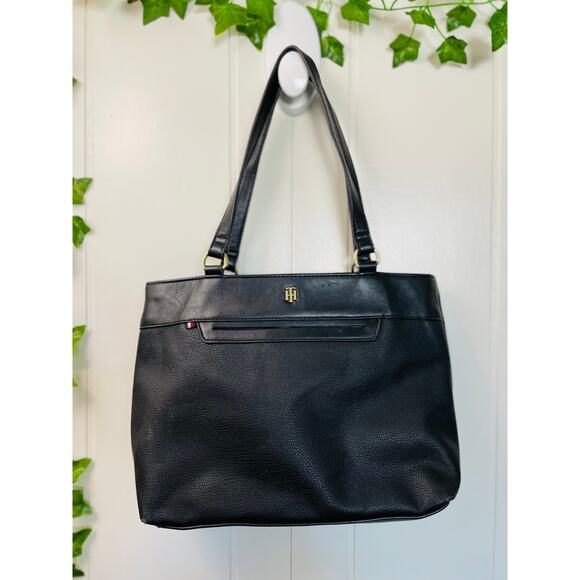 Tommy Hilfiger Vegan Leather Double Strap Purse - Picture 1 of 11